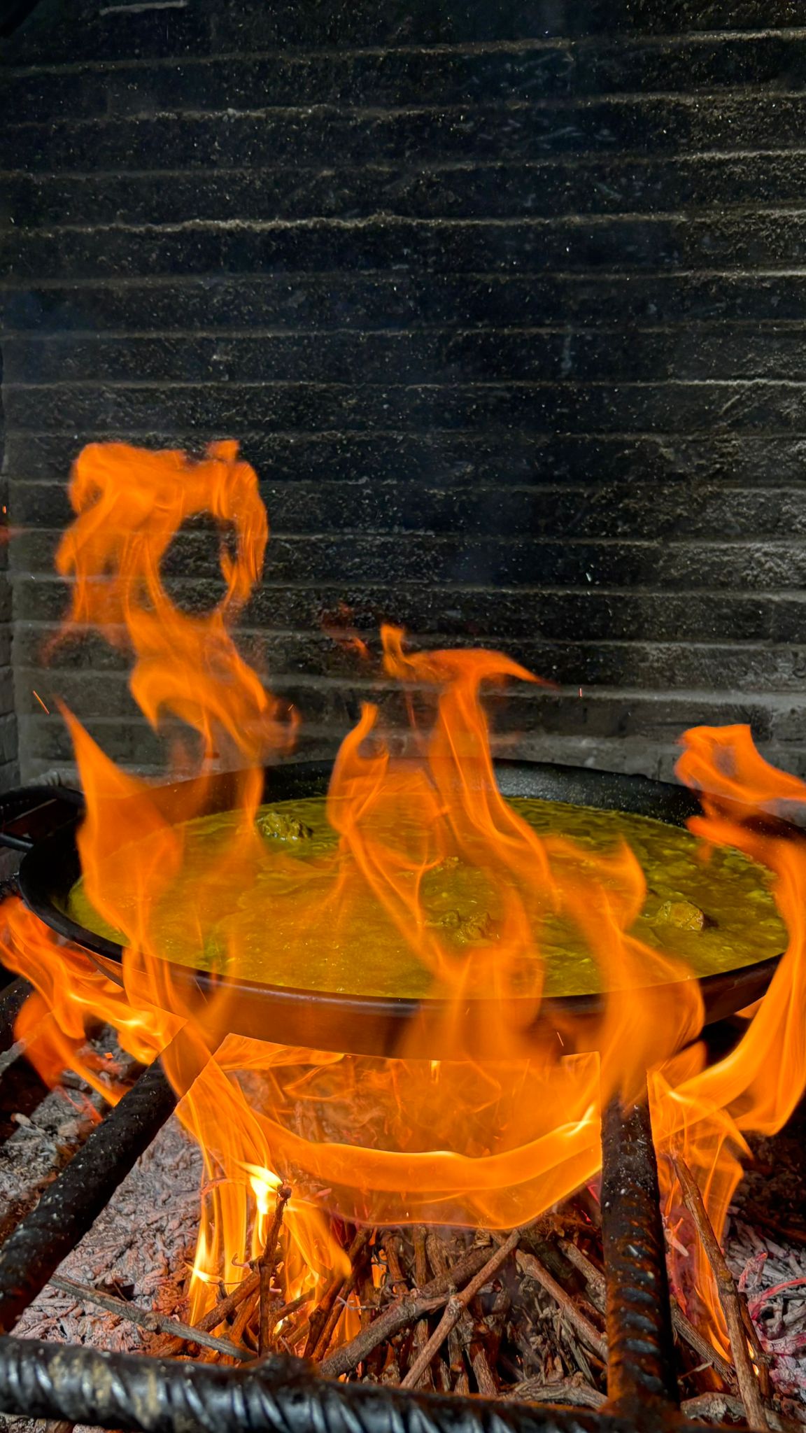 paella fuego