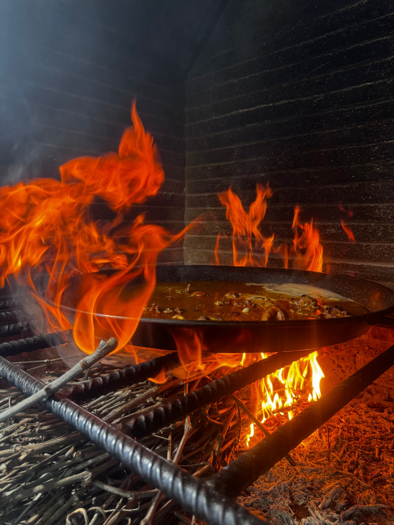 paella fuego
